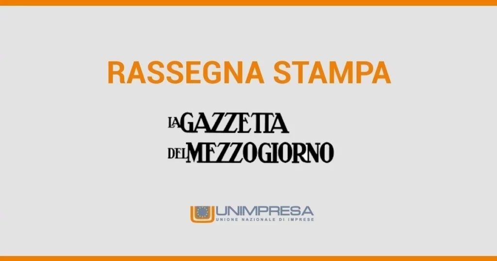 Gazzetta del Mezzogiorno - Cresce in Puglia il fatturato delle imprese e partite Iva